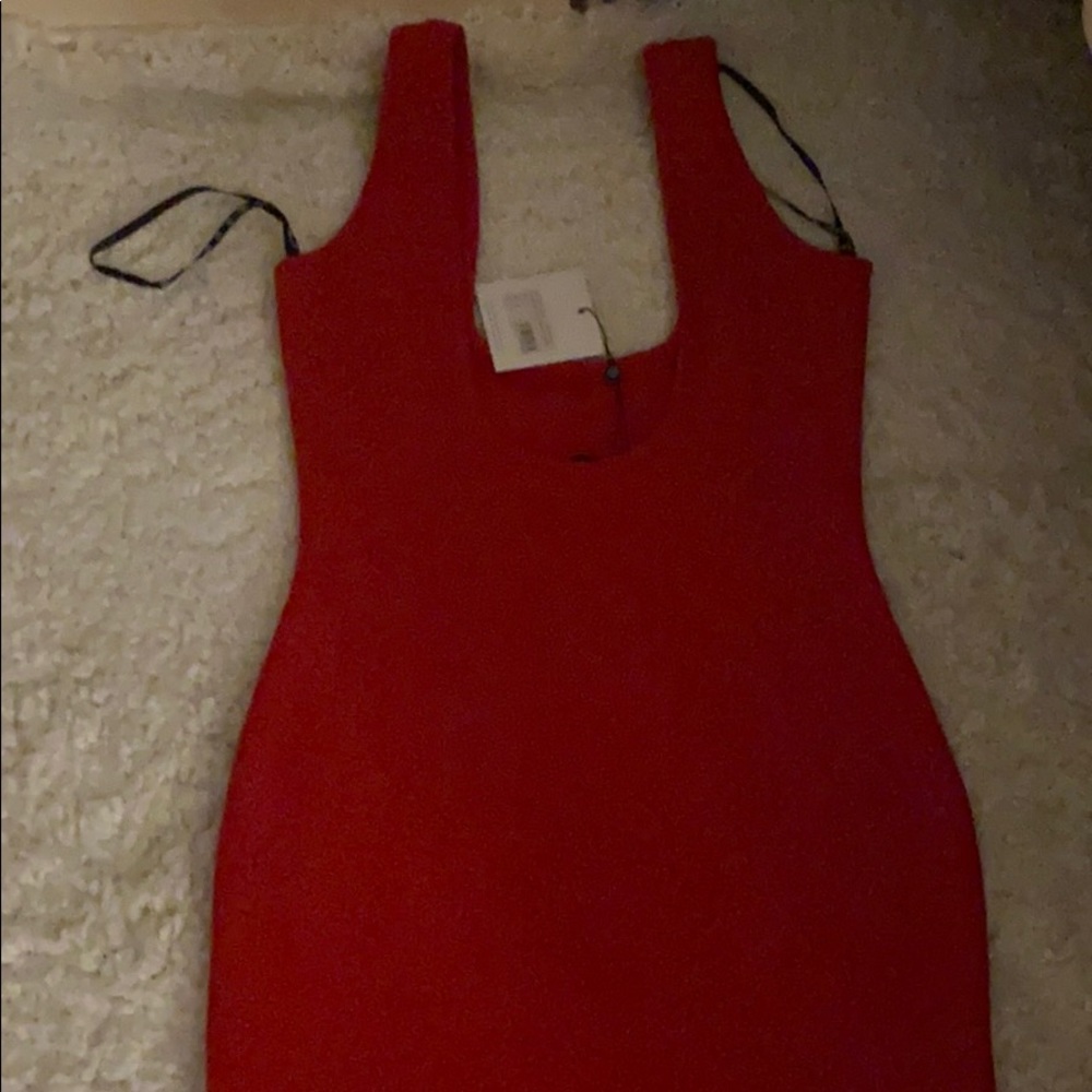 Red Midi dress